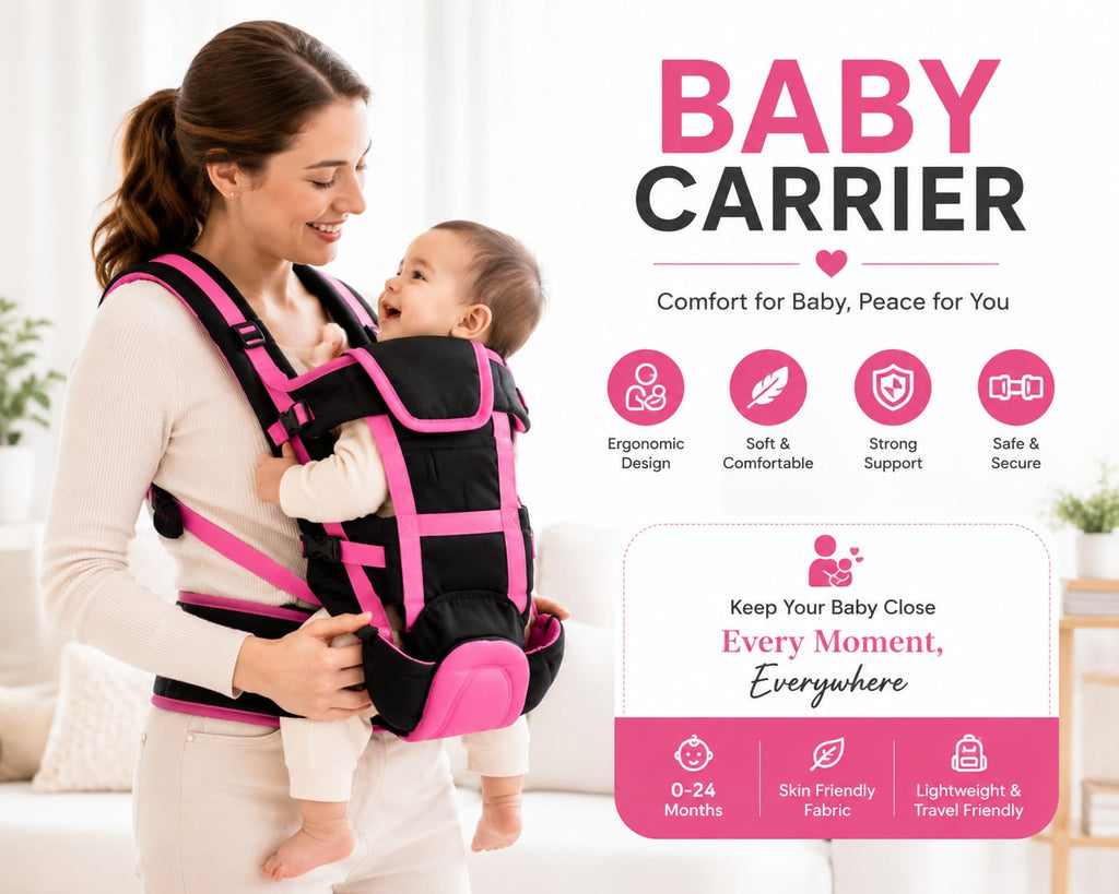 Premium ergonomic baby carrier