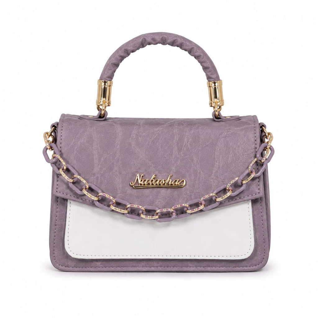 The Natasha Dual-Tone Chain Sling Bag